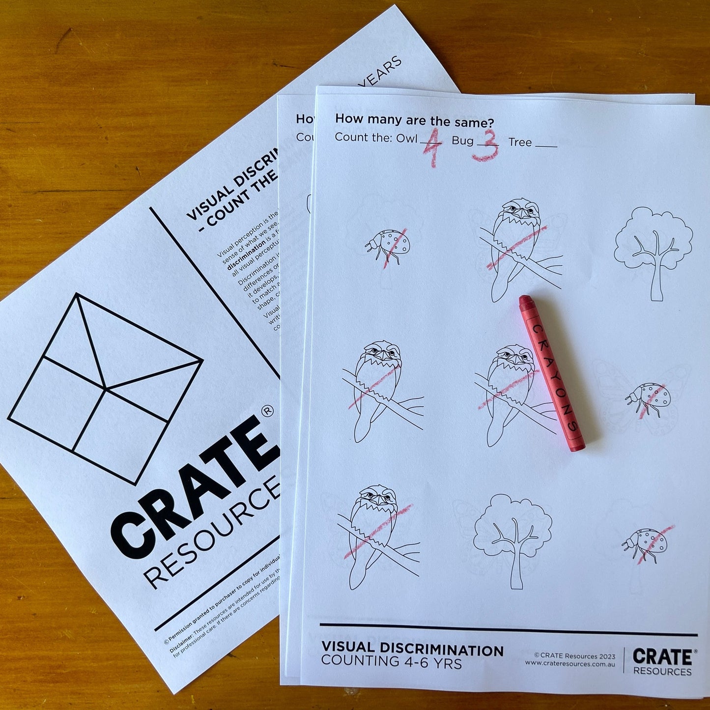 Visual Discrimination - Count + Match
