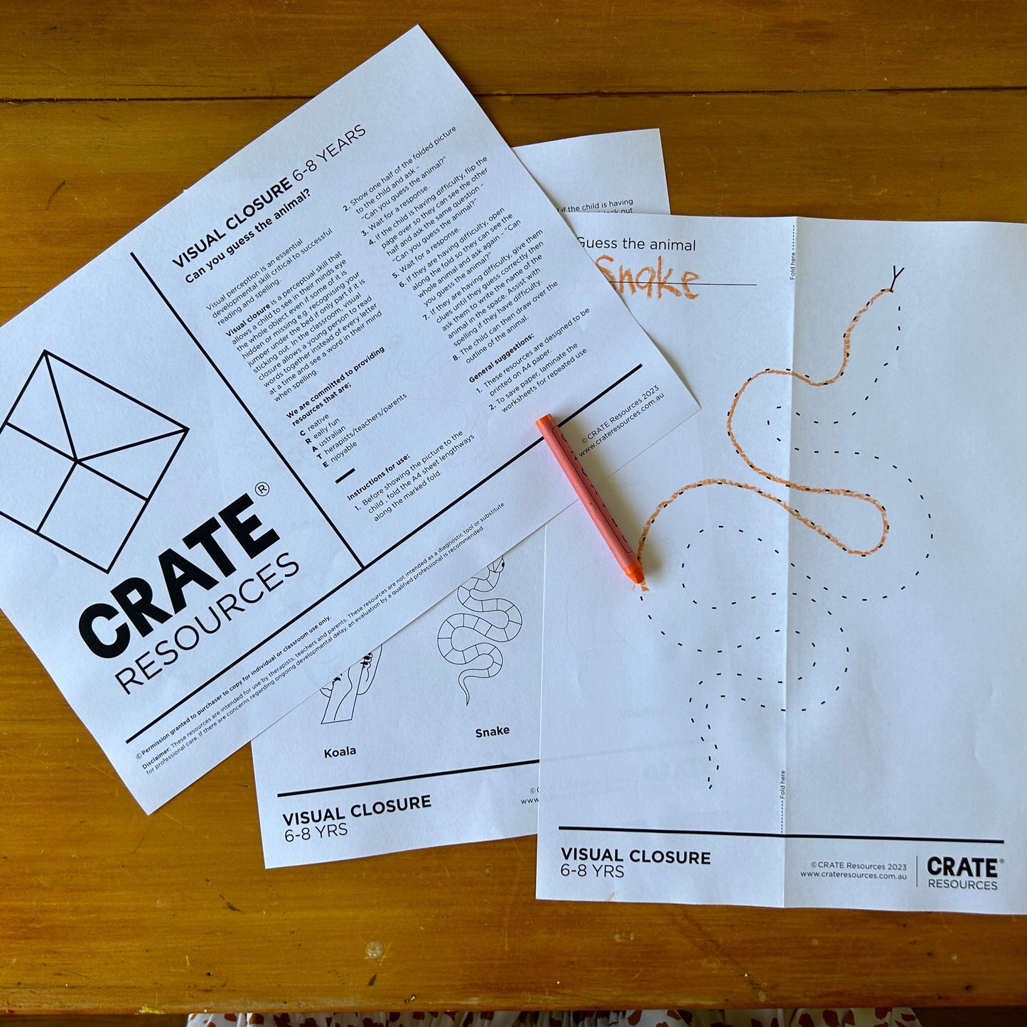 Visual Closure - "In my mind's eye"