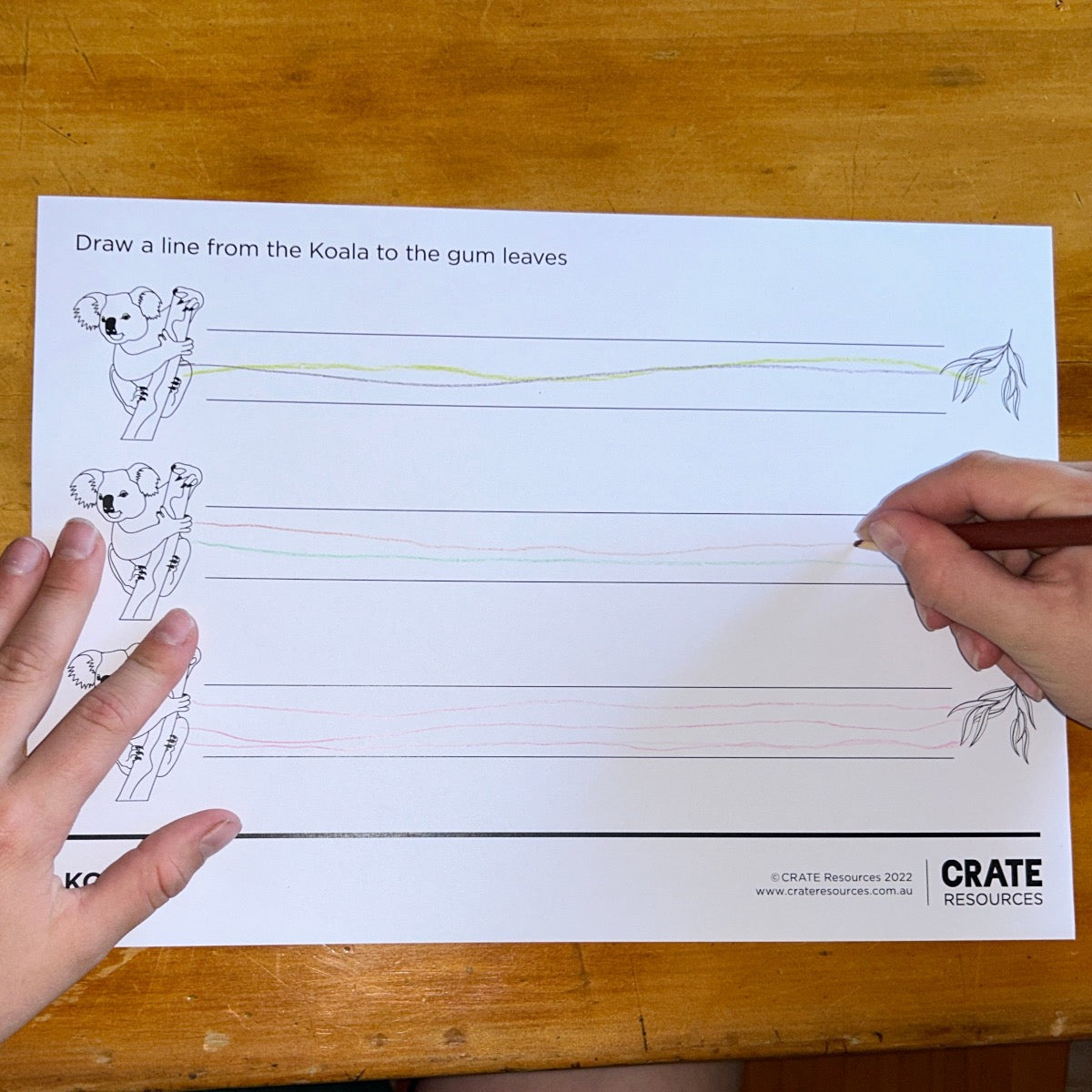Graphomotor Worksheets - Draw a line – Crate Resources