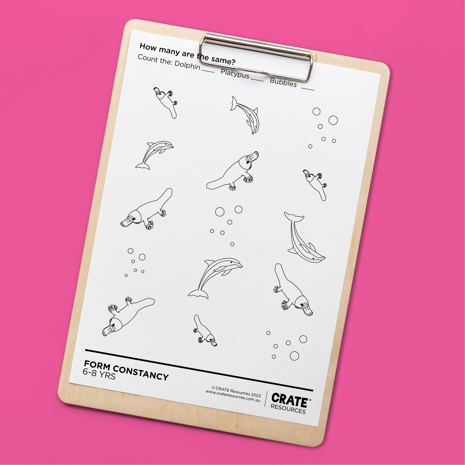 NEW !!! Visual Form Constancy worksheets - Same or Different? – Crate ...